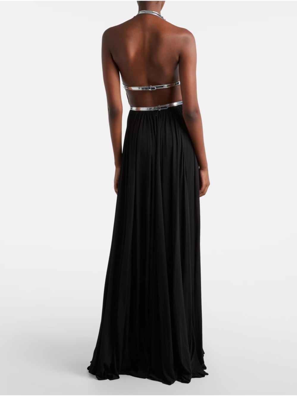 Alaïa Black Deep Plunge Red Carpet Dress - Picture 2 of 8